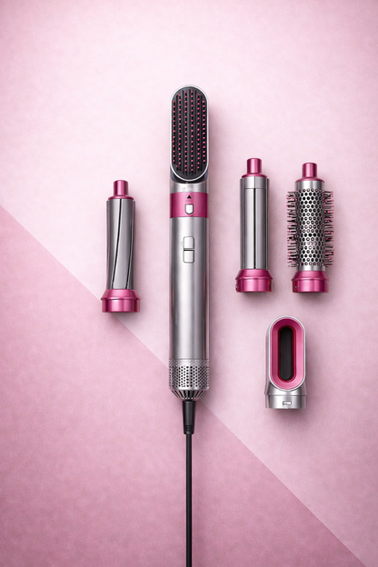 PinkGlam™ 5-in-1 Hair Styler