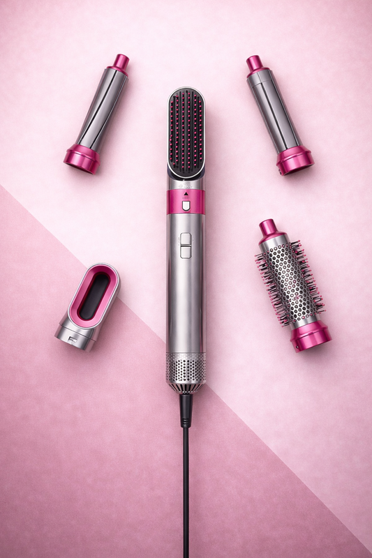PinkGlam™ 5-in-1 Hair Styler
