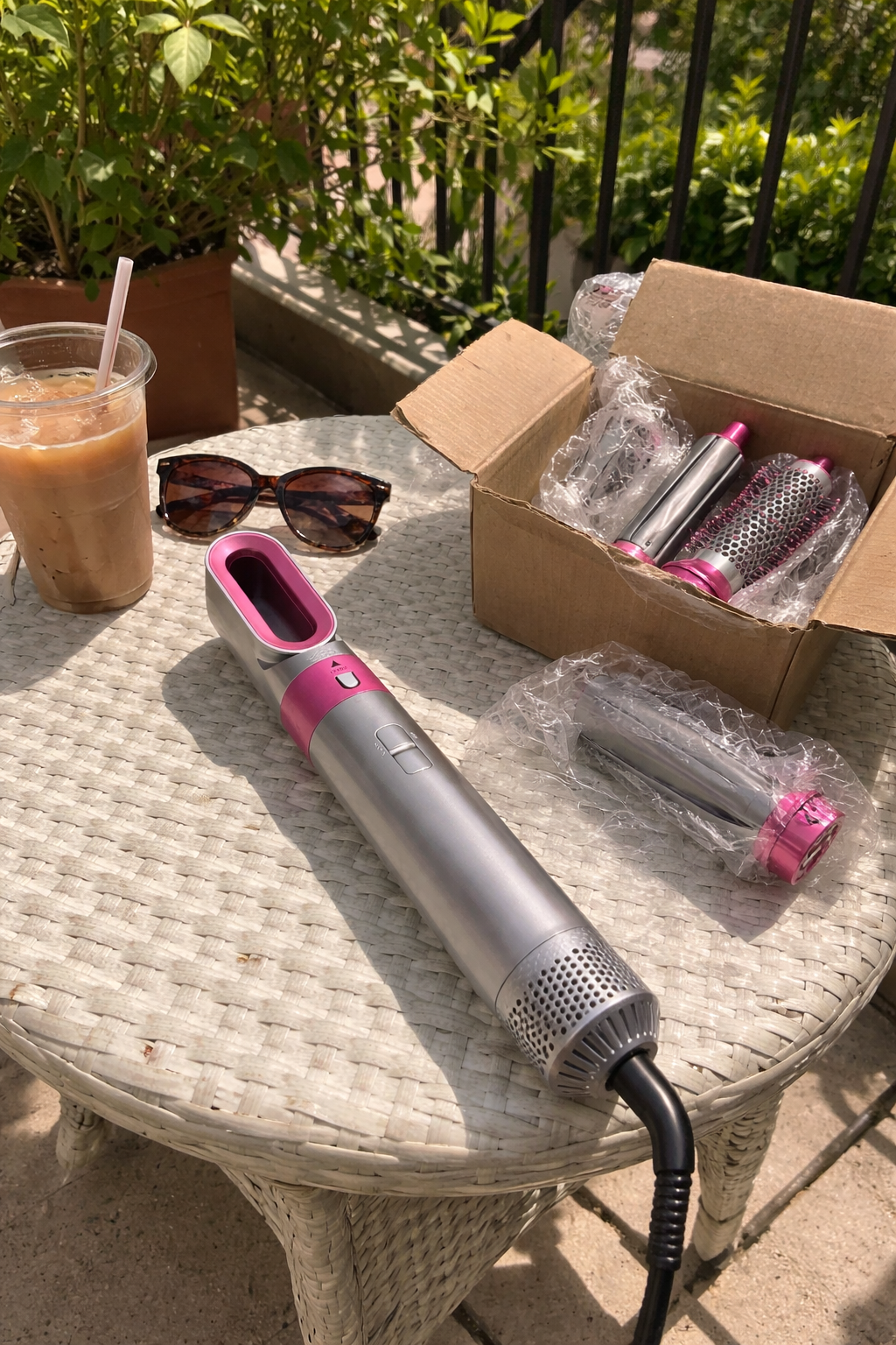 PinkGlam™ 5-in-1 Hair Styler
